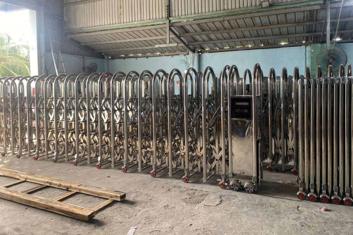 Các thành phần chính cấu tạo cổng xếp tự động