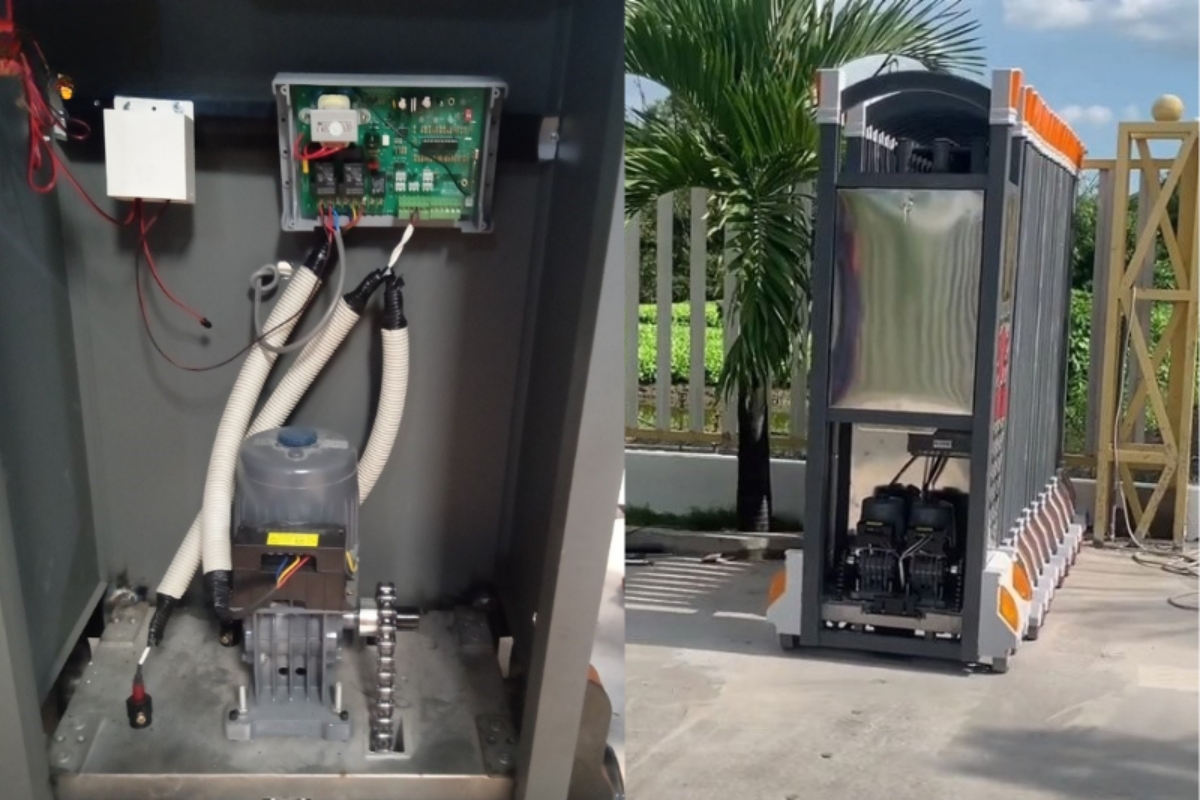 Motor và bảng điều khiển